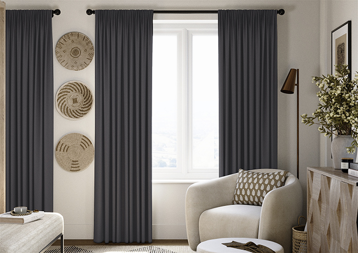 Sunningdale, Granite - Made to Measure Curtains - Image 3